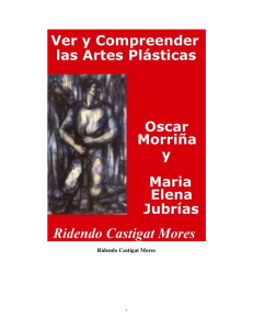 01. Ver y Comprender las Artes Plásticas Autor Oscar Morriña y Maria Elena Jubrías