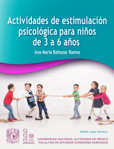 Actividades de estimulación psicológica para niños de 3 a 6 años