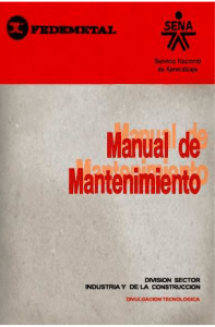 Manual de Mantenimiento pdf