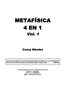 Conny mendez metafisica 4 en 1 vol 1 y 2