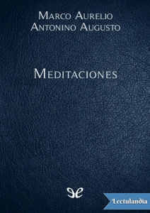 Meditaciones-Marco Aurelio