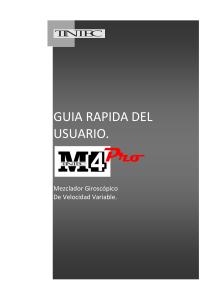 TINTEC M4 - GUIA RAPIDA DE USUARIO M4 PRO 2021 DIAGRAMA