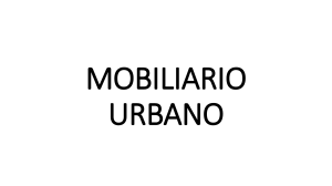 MOBILIARIO URBANO