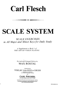Carl-Flesch-scale system