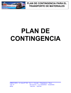 PLAN DE CONTINGENCIA