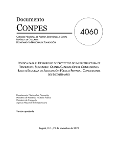 Concesiones 5G CONPES 4060