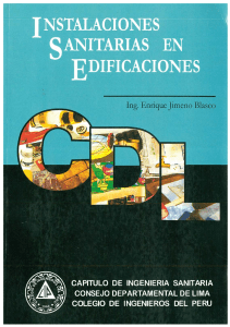 Inst.Sanitarias en Edificaciones IngEnrique Jimeno Blasco-sanitary engineer