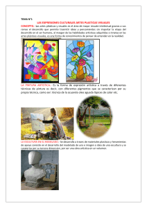 TEMA N°1 LA EXPRESION CULTURALES ARTISTICA Y PLASTICA