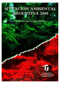 Libro Situación ambiental argentina 2000 (Bertonatti & Corcuera 2000)