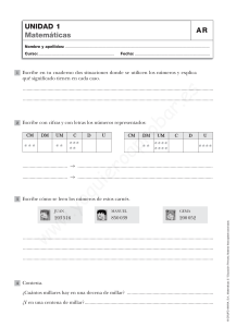 Refuerzo de Matemáticas 5 Primaria