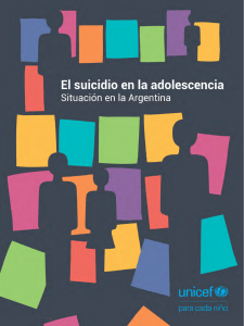 Suicidio adolescencia- UNICEF