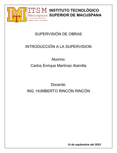 A.1 U.1 Supervisión de obras