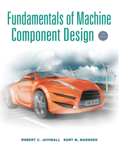 Fundamentals of Machine Component Design 5th