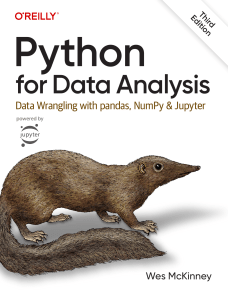 Wes McKinney - Python for Data Analysis  Data Wrangling with pandas, NumPy, and Jupyter-O'Reilly Media (2022)