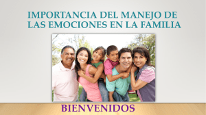 PPT MANEJO DE EMOCIONES EN FAMILIA