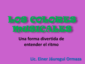 12. LOS COLORES MUSICALES
