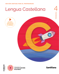 Lengua Castellana 4 Primaria: Libro de Texto Anotado