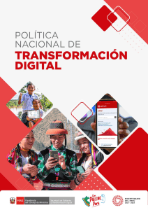 Política Nacional de Transformación Digital al 2030