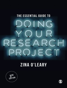 essential guide to doing your research