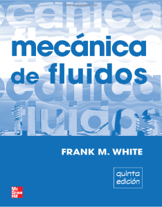 Mecánica de Fluidos - Frank M. White - 5ta Edición