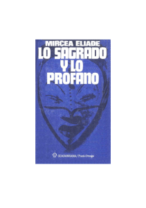 Eliade Mircea Lo sagrado y lo profano