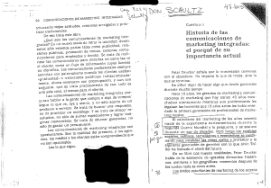 Schultz Historia de las comunicaciones de marketing integradas el porque de su importancia actual U1-3