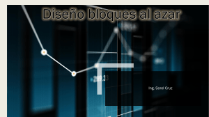 DISEÑO BLOQUES AL AZAR