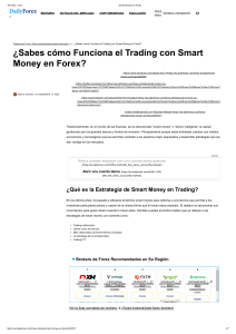 Smart Money en Forex