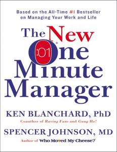 The New One Minute Manager ( PDFDrive.com )