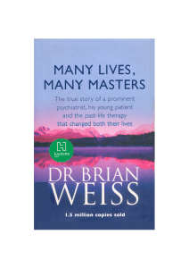 Brian Weiss - Many Lives Many Masters