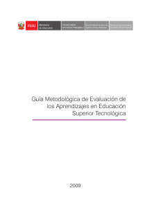 Guía metodológica de evaluación en EST