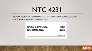 CAPACITACION NTC 4231