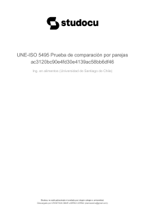 UNE-ISO 5495- ANALISIS SENSORIAL