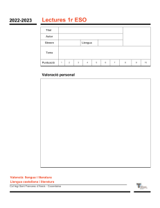 FITXA LECTURA 1 ESO 2023