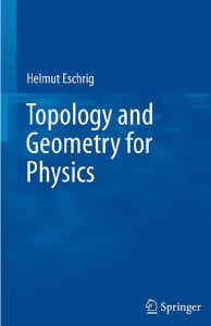 Topology and Geometry for Physics (Helmut Eschrig) 