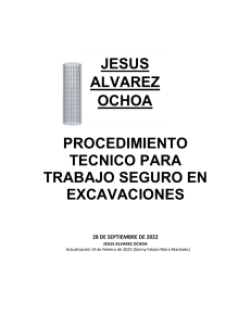 PROCEDIMEINTO TRABAJO EN EXCAVACIONES JAO