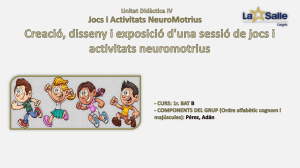 Jocs Neuromotrius - Extra