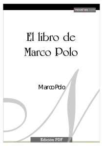 Polo, Marco - El libro de Marco Polo