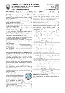 EE522O20232 Examen parcial de Electromagnetismo I
