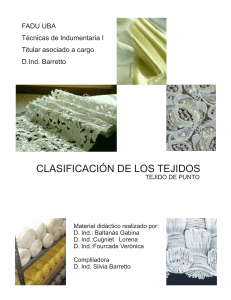 1 Classification de los tejidos
