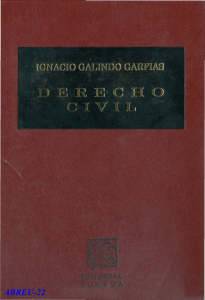 Derecho Civil Ignacio Galindo Garfias