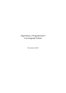 Algoritmos y Programacion con python pdf