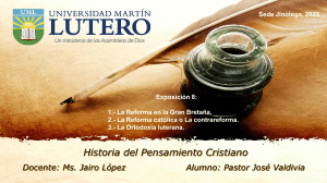 Exposición de maestría, Pastor José