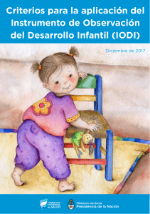 Observación del desarrollo infantil (IODI)