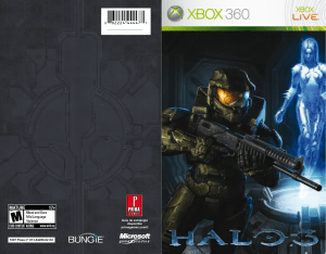 Halo 3 Manual Xbox 360