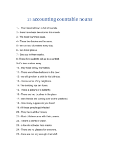 25 accounting countable nouns