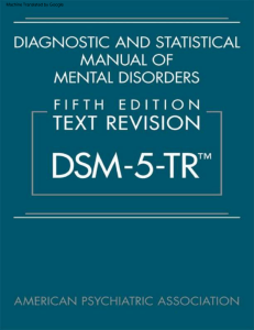 DSM-5 TR (traducción español)