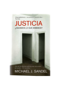 JUSTICIA Michael Sandel