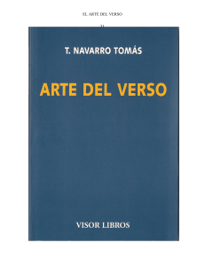 NAVARRO TOMAS - Arte del verso 1975