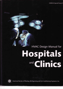 HVAC Design Manual for Hospitals and Clinics  2003